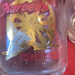 Harvey’s Wagon Wheel Glasses