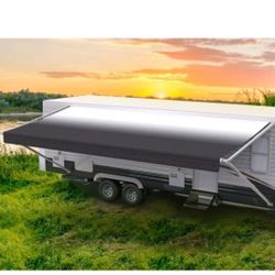 BRAND NEW.. RV Awning Fabric Replacement Heavy-Duty Weatherproof Vinyl Universal Camper 