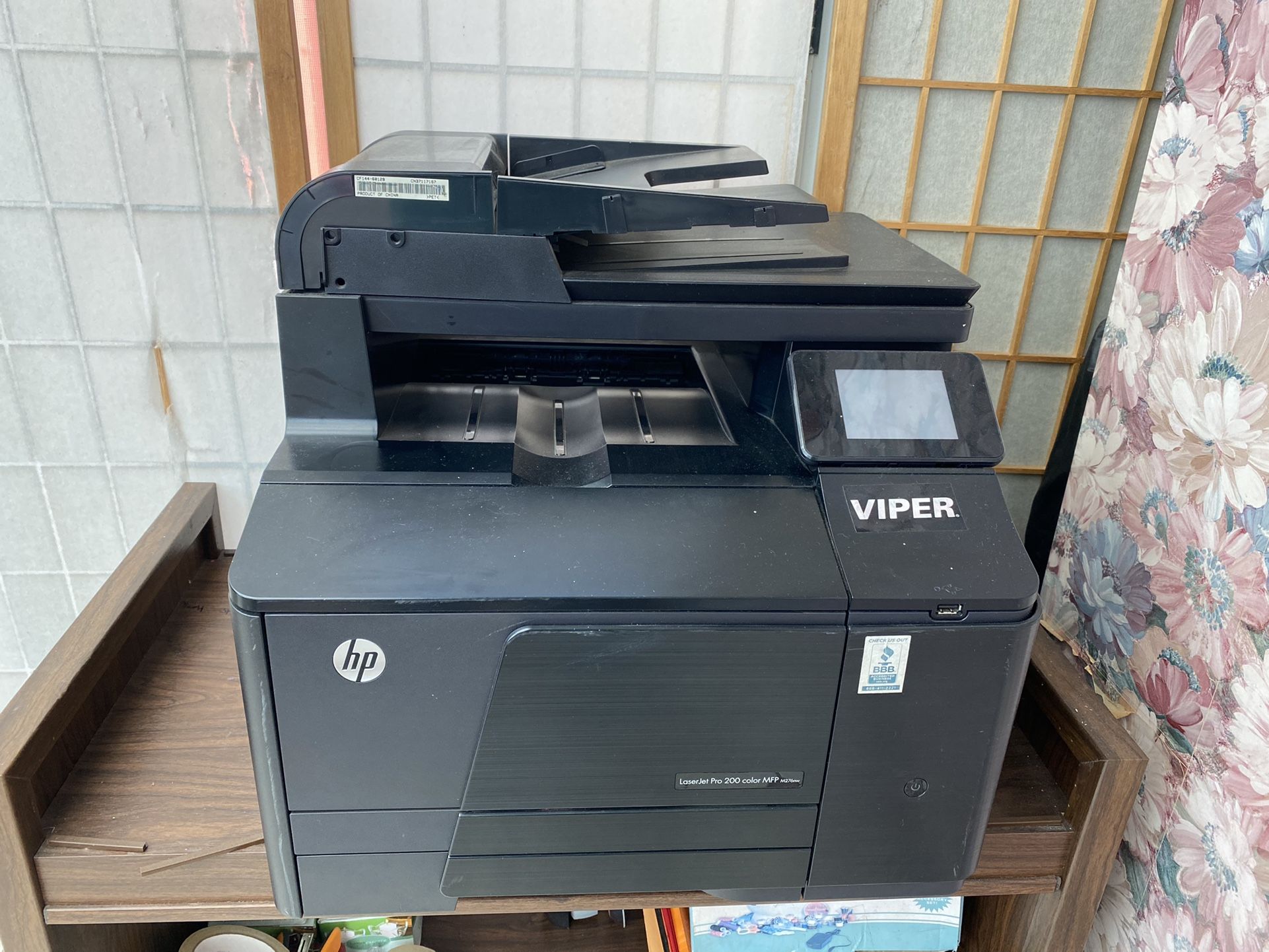 Fax machine and printing
