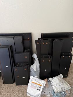 unassembled side tables
