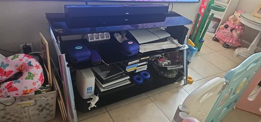 Tv Center Peice Black GLASS