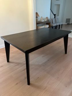 West elm angled dining table