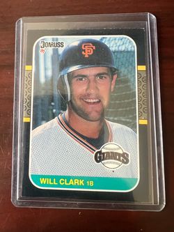 1987 Donruss Will Clark San Francisco Giants Rookie Card