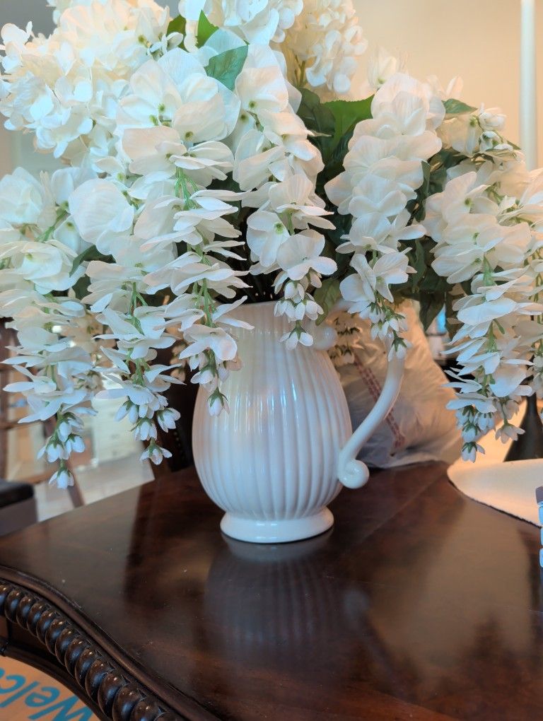 Pitcher With Flowers