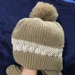 Knit Winter Hats Scarf