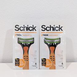 Schick Xtreme Disposable Face & Body Razor for Men - 4ct