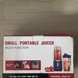 Portable Electric Juicer & Smoothie Blender - USB Rechargeable, Personal Size Mix Cup