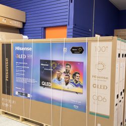 100” Hisense QLED QD6 4K Smart Fire TV 