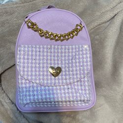 Mini purple  backpack