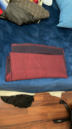 Wool Burgundy Scarf