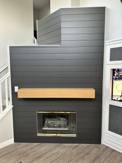 Custom Shiplap/Board and Batten/Floating Mantels