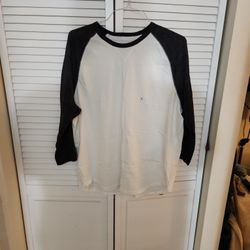 Mens EXPRESS 3/4 Tee Shirt  XL