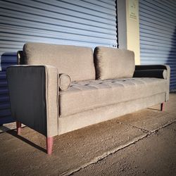 Mid Century Modern Tufted Sofa