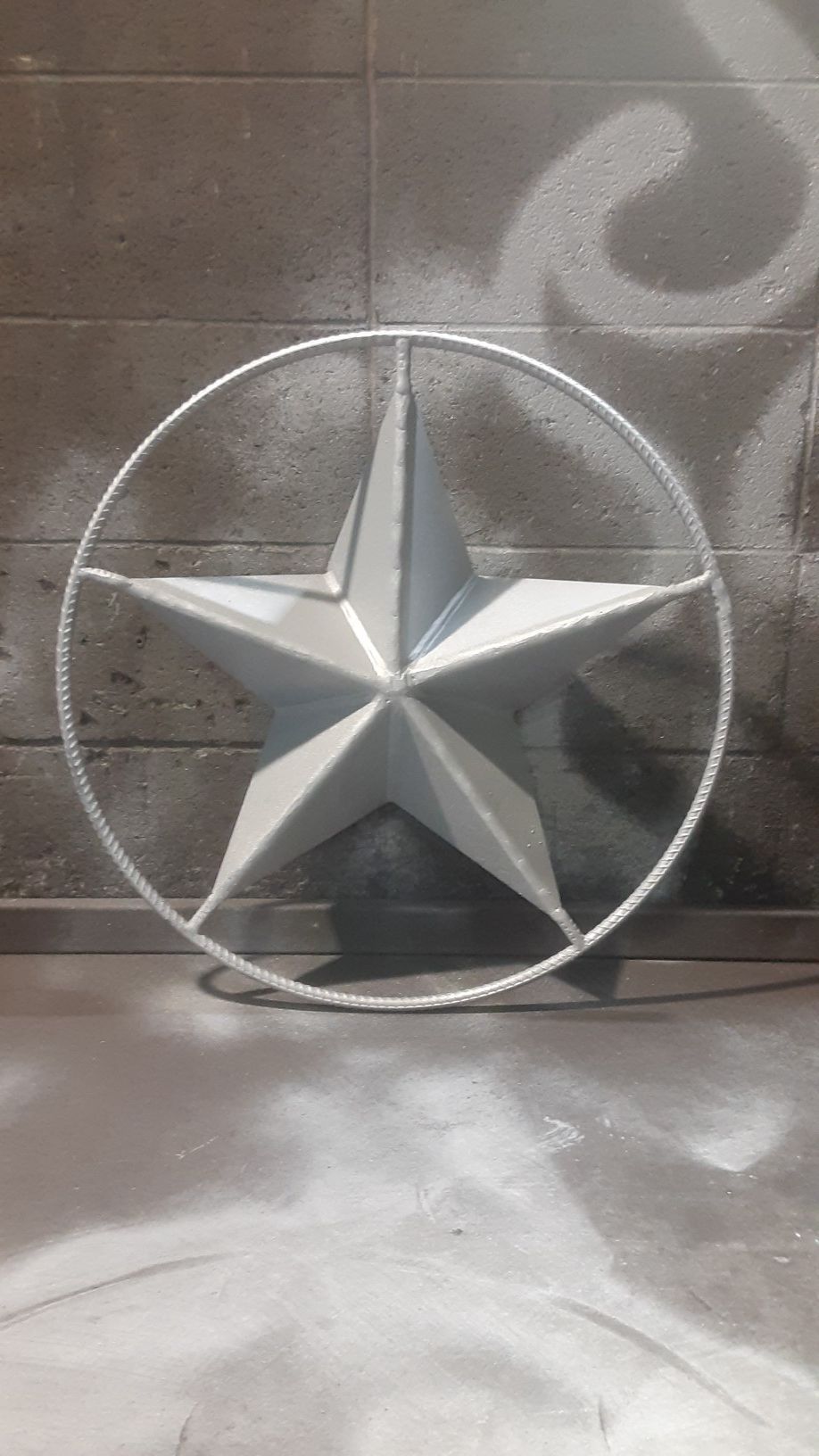 Texas star welding decor.