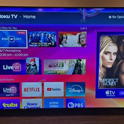 65" TCL (Roku)