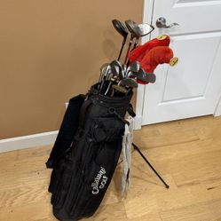 Callaway Golf Bag w/ Assorted Clubs – Orlimar, Rawlings, Howson – Great Beginner Set