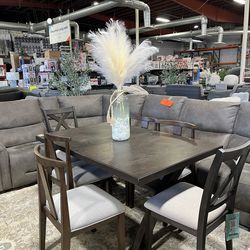 Dining set with 6 chairs