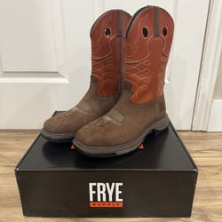 The Safety-Crafted Unlined Western Work Boot - All Sizes 