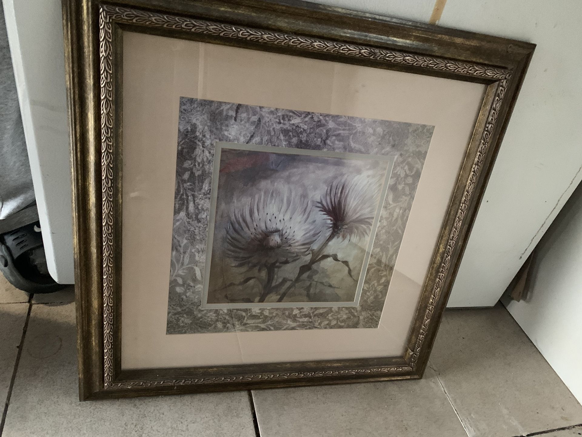 Antique Picture With Frame