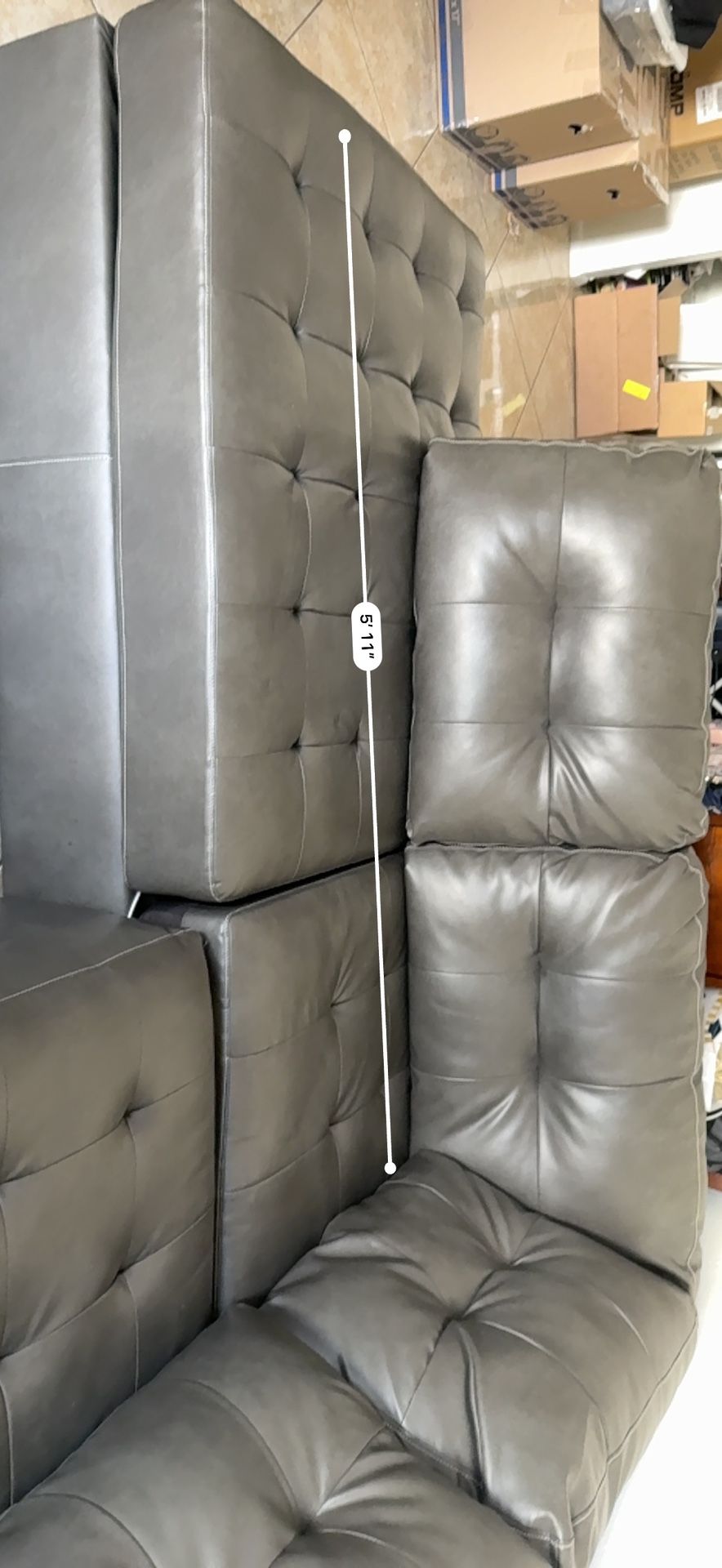 Leather Sofa With Chaise