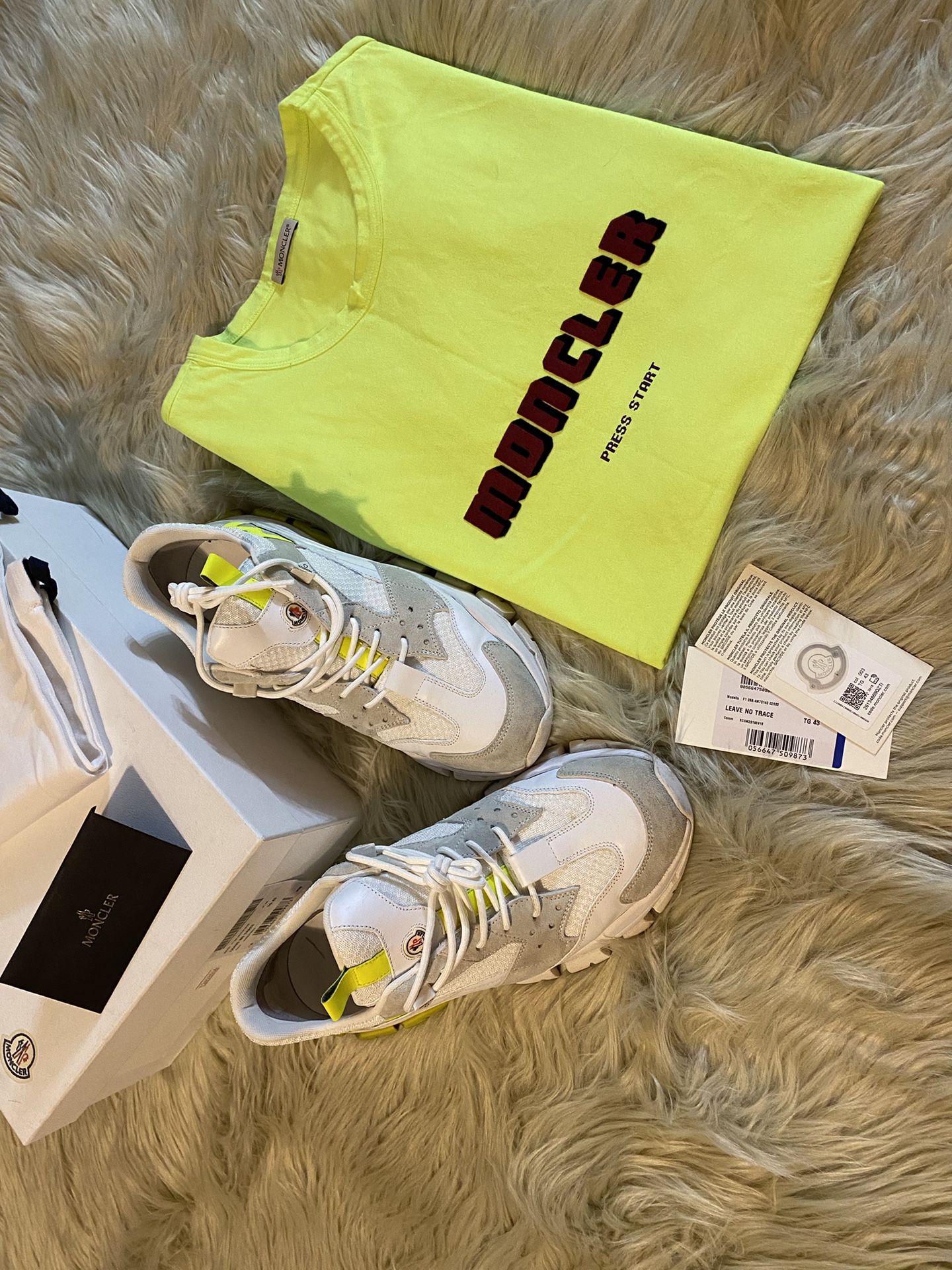 Moncler Sneakers And Tshirt