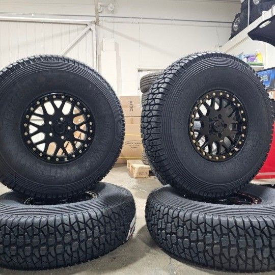 New Set Rzr Pro S For 5 Lug Kmc Beadlock Wheels With Tensor Regulator 2 33x10-15 Tires