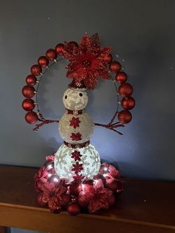 Lighted  Christmas Snowman 