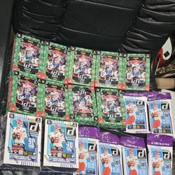 2025 Donruss Football Cards 9 Holiday Tin! 6 Jumbo Value Packs! 2 Blaster Box! New Sealed! DOWNTOWN?