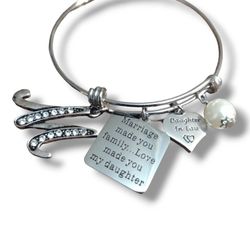 Daughter in Law Bangle Bracelet - Perfect Gift for Daughter in Laws