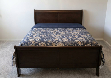 Ashley Queen bed frame with bed box