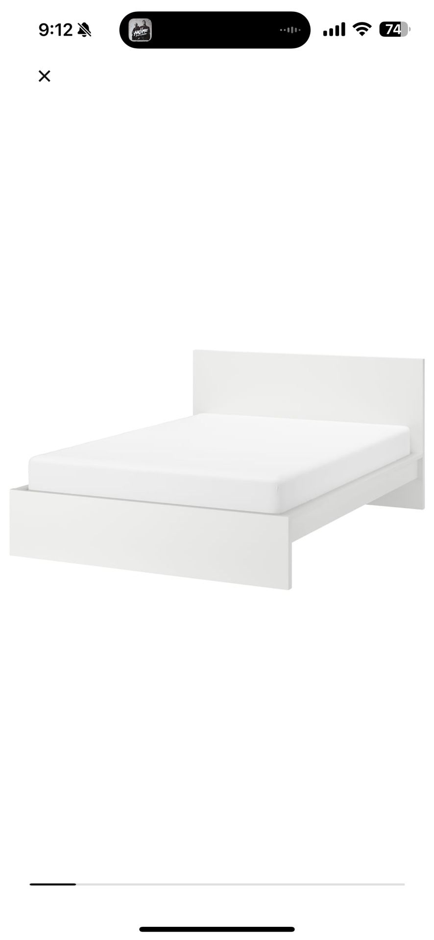 Malm King Bed Frame 