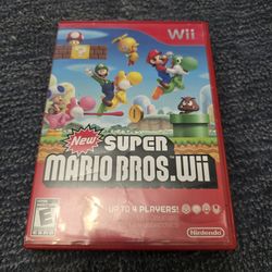 New Super Mario bros wii cib tested and works