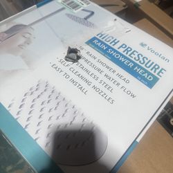 All Metal Rain Shower Head - 16inch Chrome