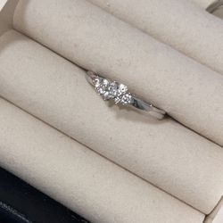 White Gold Diamond Ring