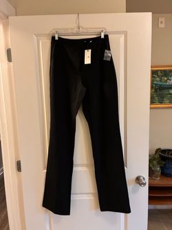 American Tall Black Dress Pants Size 10L with Tags