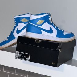 Size 12 Jordan 1 Mid Aquatone
