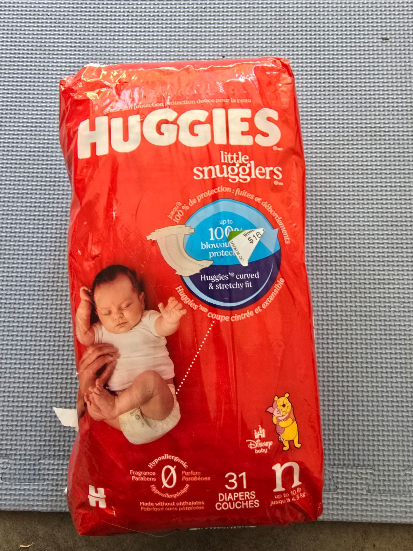 *Free* Huggies little snugglers daipers