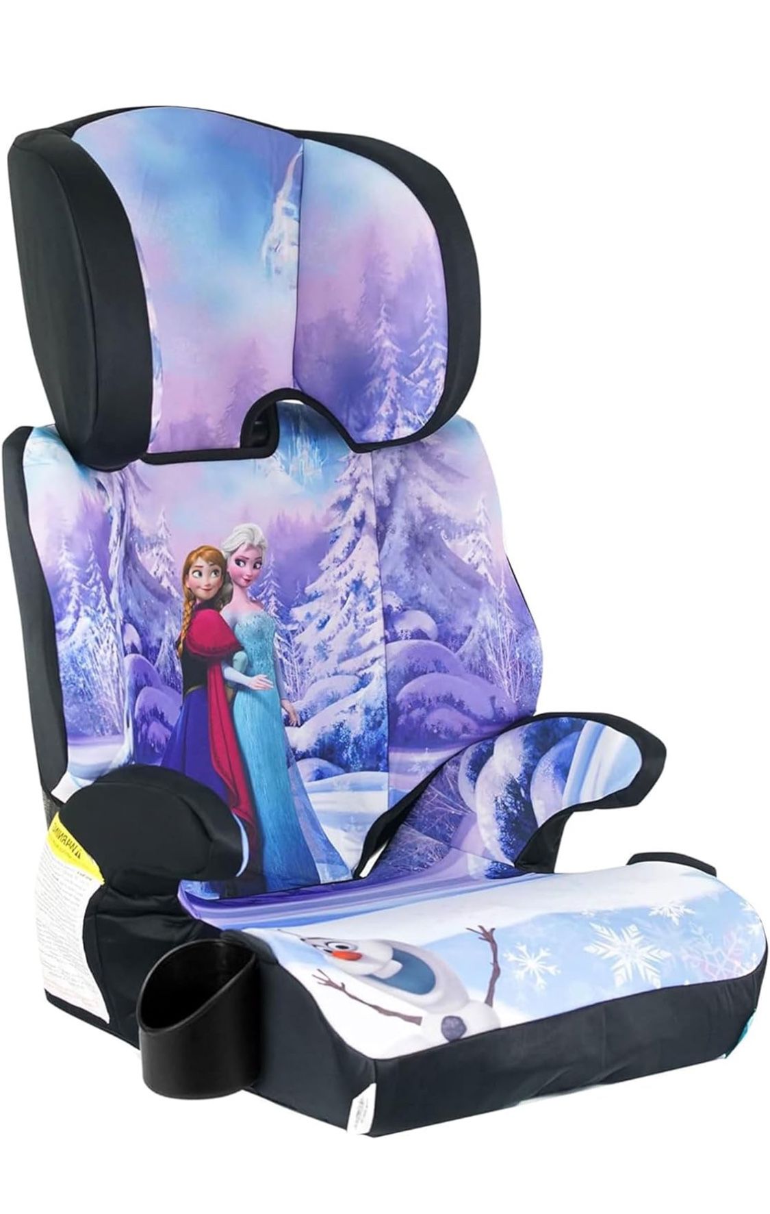 KidsEmbrace High Back Booster Car Seat, Disney Frozen Elsa and Anna