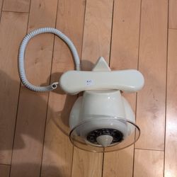 Antique White Rotary Airplane Phone
