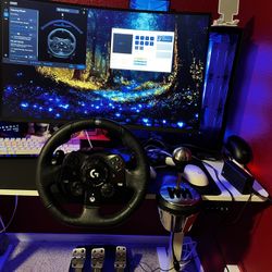 g923 steering wheel and thrustmaster th8a