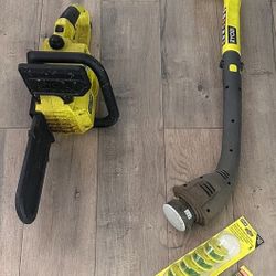 Electric Chin Saw And Lawn Mower 
