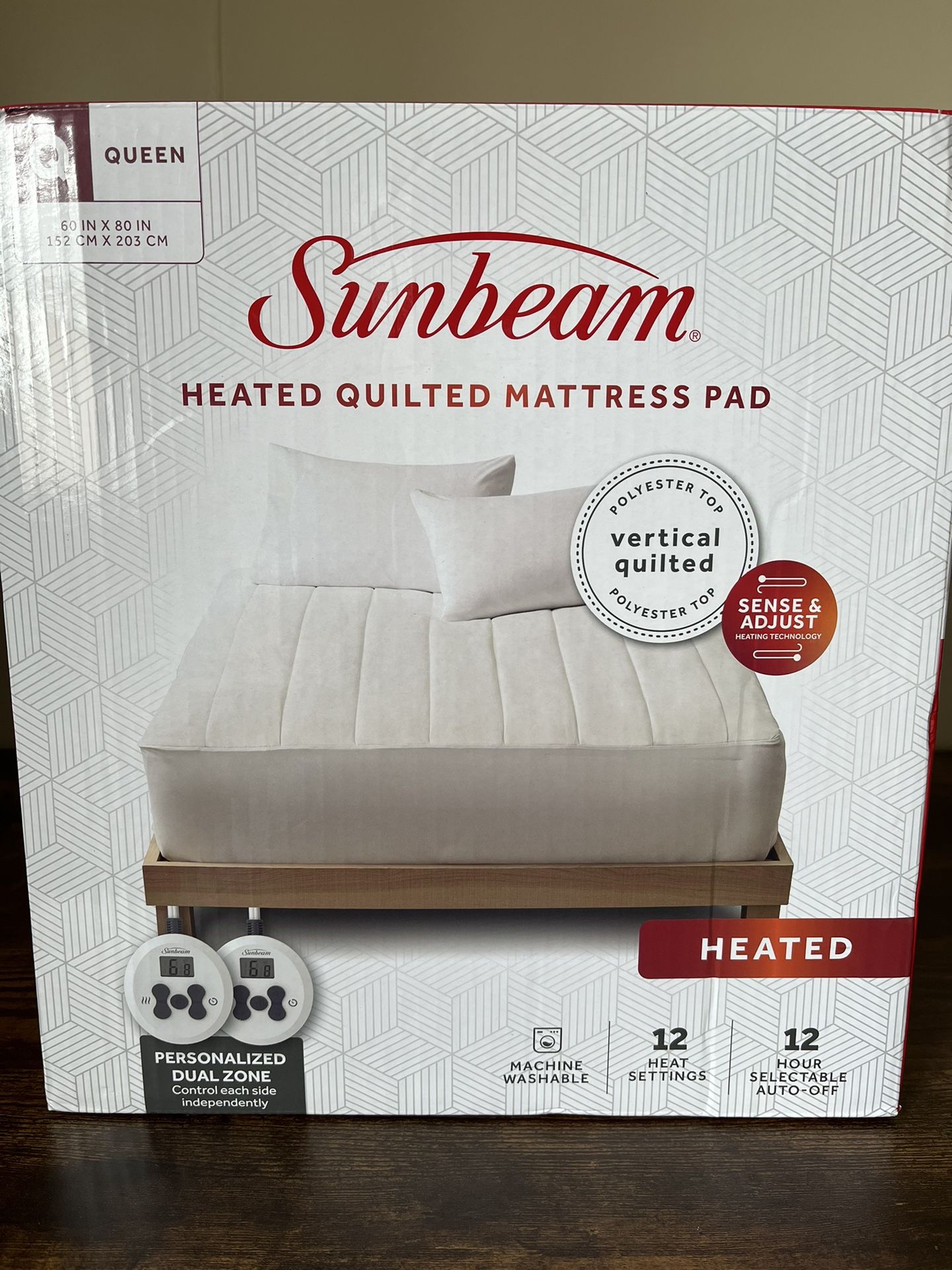 Sunbeam Heated Quilted Mattress Pad for Sale in Las Vegas, NV OfferUp