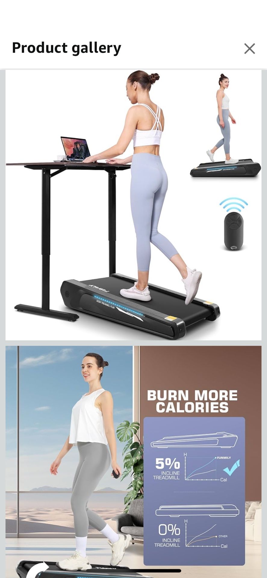 Portable, Under-Desk Treadmill