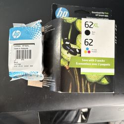 Black Ink Cartridge HP 62XL 