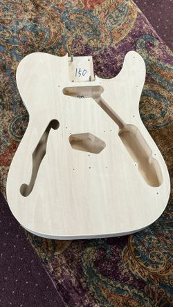 F-Hole Strat Body Pre-drilled