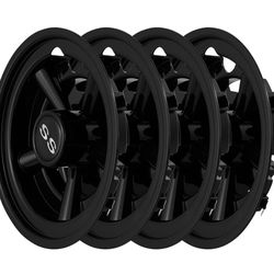 Golf Cart Accessories Wheel Covers Hub Caps for Yamaha/Club CAR/EZ-GO Par Car 8" (Set of 4) (Black