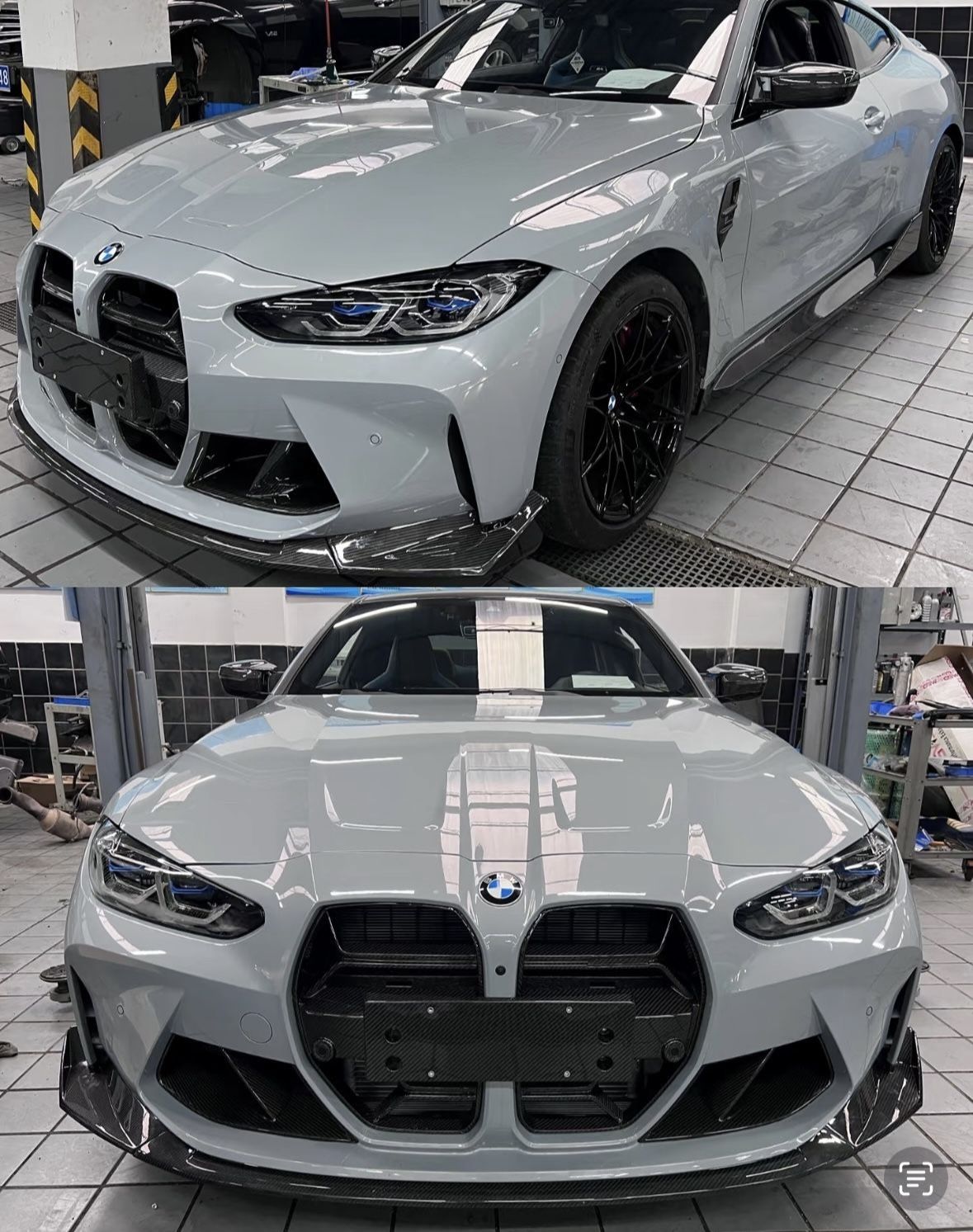 G82 G80 M3 M4 Carbon fiber front Lip