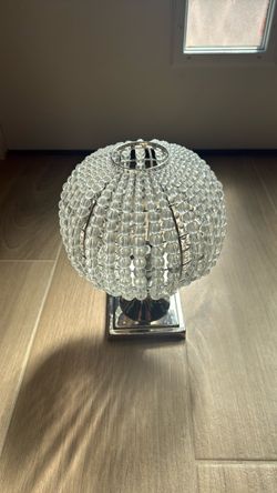 Clear Bead Single Light Fixture