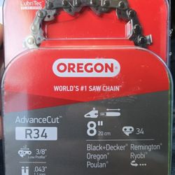 Brand New 8" Saw Chain."CHECK OUT MY PAGE FOR MORE DEALS "