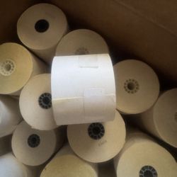 Box of Paper Rolls for Receipt 💵  Caja de Rollos de Papel para Recibos
